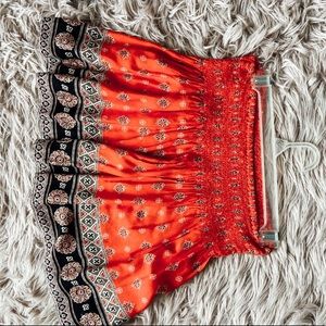 Hollister patterned skirt.